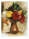 Bouquet de Fleurs au Pichet de Terre Giclee Print by Pierre-Auguste Renoir