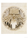 A Design for the Great Seal of England Under the Commonwealth, 1649 Reproduction procédé giclée par Simon Thomas