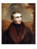 Portrait of John Mallord William Turner, Half-Length, in a Brown Jacket, in a Landscape Giclee Print by John Linell