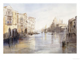 The Grand Canal, with Santa Maria Della Salute, Venice, Italy, 1865 Giclee Print by Edward Lear The Grand Canal, with Santa Maria Della Salute, Venice, Italy, 1865 Giclee Print by Edward Lear