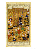 Illustration to the Shahnameh Shiraz, Persia Murhid Al Kabib Al Shirazi, 1539 AD reproduction procédé giclée