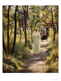 Marie in the Garden, 1895 Giclée-Druck von Peder Severin Kröyer