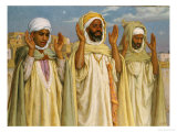 Prayers at l'Aube, 1913 Giclee Print by Etienne Alphonse Dinet Prayers at l'Aube, 1913 Giclee Print by Etienne Alphonse Dinet