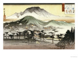 Evening Bell at Mii Temple Giclee Print by Ando Hiroshige