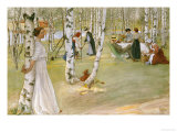 Breakfast in the Open (Frukost I Det Grona), 1910 Giclee Print by Carl Larsson