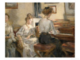Evening Music, 1907 Giclee Print by Fritz Karl Hermann Von Uhde