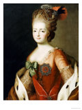 Portrait of Maria Fedorovna, Wife of Grand Duke Paul Petrovich (Future Tsar Paul I) Giclee Print by Alexander Roslin