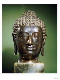 Sukhothai Bronze Head of Buddha Giclee Print