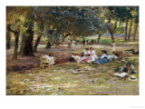 In the Park Giclee Print by Franz Theodor Aerni