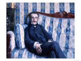 Portrait de Monsieur R, 1877 Gicleetryck av Gustave Caillebotte
