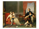 The Lambton Family in Italy, Dated 1797 Giclee Print by Augusto Nicodemo