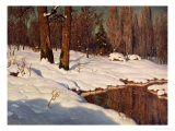 Snowscape, 1881 Giclee Print by Ivan Fedorovich Choultse