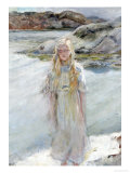 At the Waters Edge Giclee Print by Christian Krohg