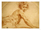 A Boy Looking Over His Shoulder Giclee Print by Annibale Carracci