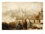 Xerex (Jerez) from the Ramparts, 1835 reproduction procédé giclée par David Roberts