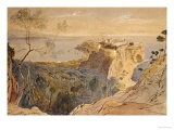 Monaco, 1864 Giclee Print by Edward Lear Monaco, 1864 Giclee Print by Edward Lear