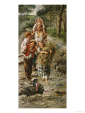 Going to Market (Late 19th Century) Giclee Print by L. Pernett