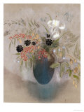 Flowers in a Vase Giclee Print by Odilon Redon