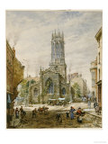 All Saints Pavement, York Giclee Print by Louise J. Rayner