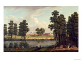 View of St. James's Park with Westminster Abbey Beyond Giclee Print by John Inigo Richards