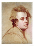 Portrait of the Artist, Bust Length Giclee Print by George Romney