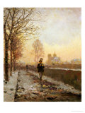 Quai de Tournelle, Paris, circa 1909 Giclee Print by Ivan Ivanovitch Pokhitonov Quai de Tournelle, Paris, circa 1909 Giclee Print by Ivan Ivanovitch Pokhitonov