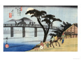 Nagakubo reproduction procédé giclée par Ando Hiroshige