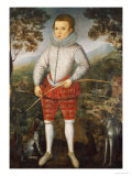 Portrait of a Boy, Dated 1596 Giclee Print by Robert Peake