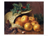 Still Life with Apples, Hazelnuts and Holly, 1898 Giclee Print by Eloise Harriet Stannard