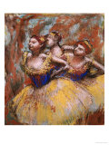 Three Dancers, C. 1896 Lámina giclée por Edgar Degas Three Dancers, C. 1896 Lámina giclée por Edgar Degas