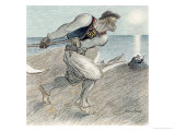 The Big Reaper Giclee Print by Théophile Alexandre Steinlen