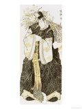 Portrait of the Actor Sawayuna Sojuro III in the Role of Otamo No Kuronushi reproduction procédé giclée par Toshusai Sharaku 