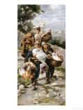 Going to Market (Late 19th Century) Giclee Print by L. Pernett