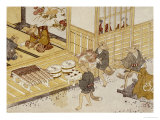 The Exchange of Presents, circa 1765 Giclee Print by Tachibana Minko