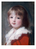 Portrait of a Boy Giclee Print by George Romney