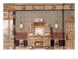 Hunting Lodge Interior, circa 1885 Giclee Print by Charles Candis