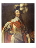 Portrait Of King Charles I Lámina giclée por Daniel Mytens