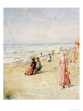 La Plage, Ostende Giclee Print by Alfred Emile Léopold Stevens