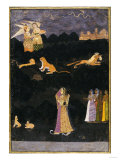 Krishnabhisarika Nayika, circa 1750 Giclee Print