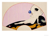 Odalisque with a Crystal Ball, Dated 1920 Giclee Print by Georges Barbier
