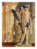 A Porcelain Figurine by a Mirror, 1910 Giclee Print by Spencer Frederick Gore