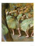Danseuses, Pastel on Paper, 1898 Giclee Print by Edgar Degas