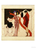 The Red Tree Giclee Print by Georges Barbier