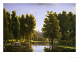 Le Parc de Mortefontaine, 1806 Giclee-trykk av Jean Joseph Xavier Bidauld