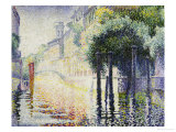 Rio San Trovaso, Venice, circa 1904 Giclee Print by Henri Edmond Cross