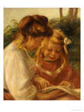The Alphabet, Jean and Gabrielle reproduction procédé giclée par Pierre-Auguste Renoir
