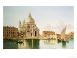 The Santa Maria Della Salute, Venice Giclee-trykk av William Hickling Burnett
