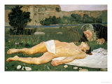 The Good Samaritan, 1886 Impressão giclée por Ferdinand Hodler