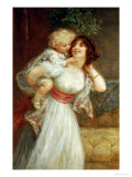 Mother's Darling reproduction procédé giclée par Frederick Morgan