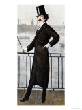 James Abbott Mcneill Whistler on the Widow's Walk at His House in Lindsey Row, Chelsea Giclée-Druck von Walter Greaves